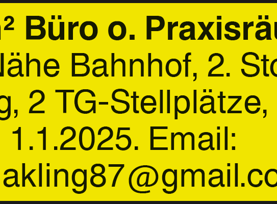 Büro oder Praxisräume