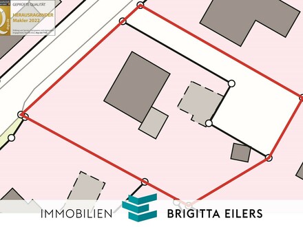 OHNE KÄUFERPROVISION: Baugrundstück mit Altimmobilie in bester Wohnlage in Achim (§34 BauGB)