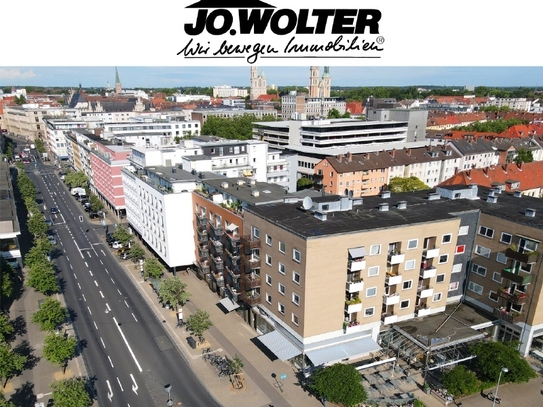 Blick auf das Staatstheater, 1 Zimmer Wohnung mit Balkon