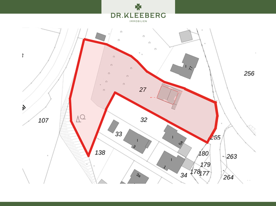 Voll erschlossenes Grundstück für großzügige Mehrfamilienhaus-Bebauung in Tecklenburg