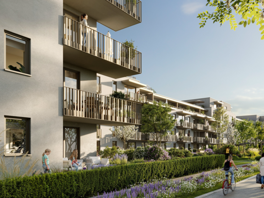 Elegante 3-Zimmer-OG-Wohnung mit Süd-Ausrichtung inklusive Balkon und Loggia