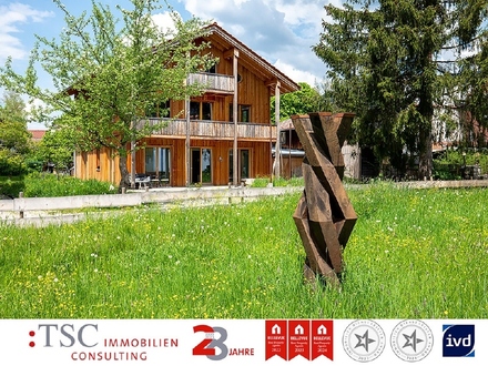 LK Garmisch-Partenkirchen | Baubiologisches Massivholzhaus mit wunderschönem Bergblick