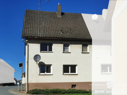 BERK Immobilien - Renovierungsbedürftige Doppelhaushälfte in Neunkirchen-Richelbach sucht Handwerker