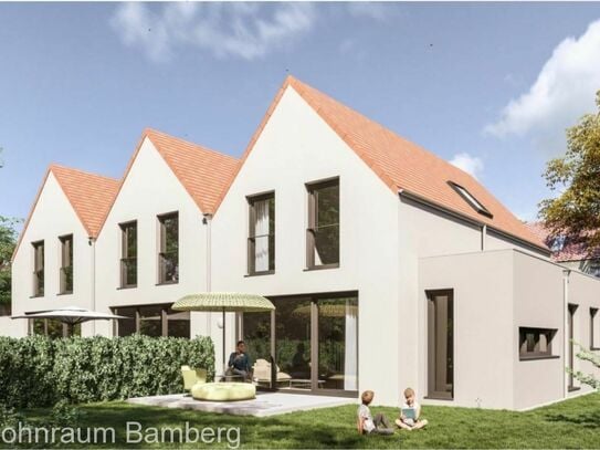 Neubau von Reihenhäusern in zentraler und dennoch ruhiger Wohnlage mit bester Anbindung in Bamberg