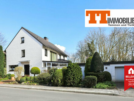 TT bietet an: Respektables Einfamilienhaus mit Vollkeller und Garage in guter Lage von Altengroden!