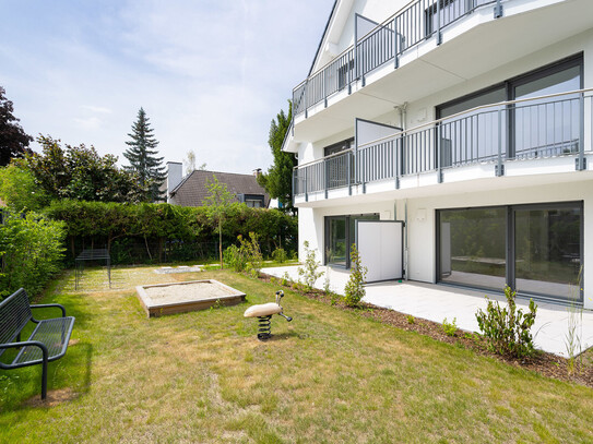 Sonnige 2,5-Zimmer-Erdgeschosswohnung mit Südwestterrasse - Neubau Erstbezug!