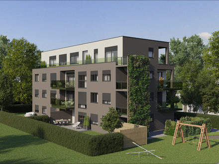 "Green Living" 3 Zimmer Neubau - Eigentumswohnung mit Balkon in Frankfurt (Unterliederbach)