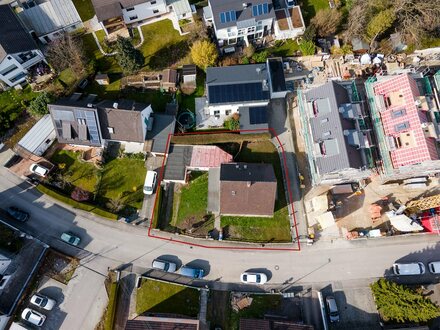 Ruhig gelegener Baugrund mit Altbestand und gültiger Baugenehmigung in Allach