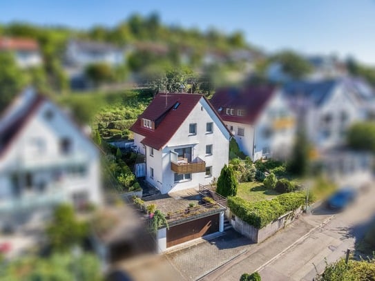 Einfamilienhaus mit Einliegerwohnung in Remshalden-Hebsack mit schöner Aussicht