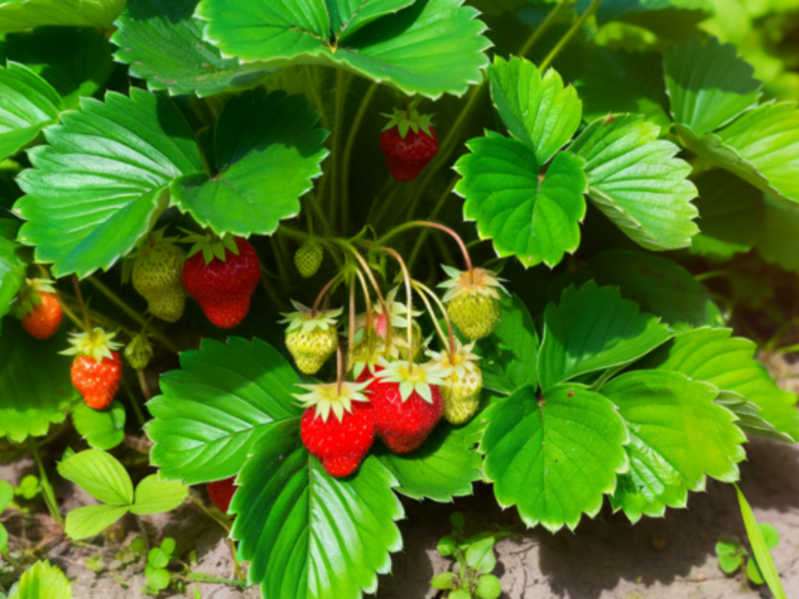 Erdbeeren im eigenen Garten ©SN/Dall.E (KI)/Kocher