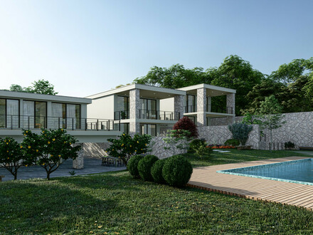 ZOLLO: Moderne Neubau- 5 Zi-Wohnung mit Pool in ruhiger Lage am Gardasee