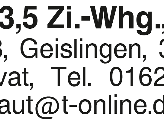 Schöne 3,5 Zi.-Whg.