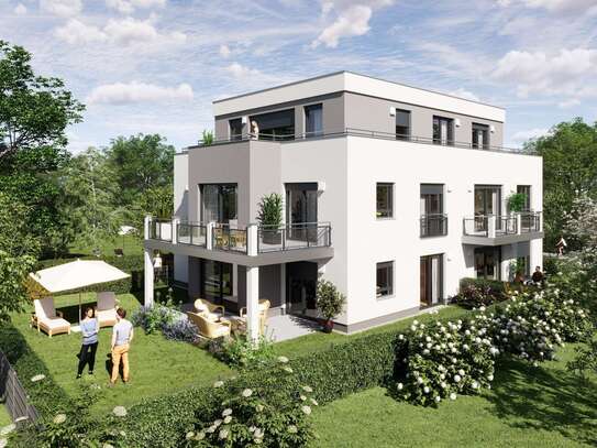 Neubau: Sonnige 3-Zi.-Gartenwohnung in stilvoller Architektur - Kleinhadern