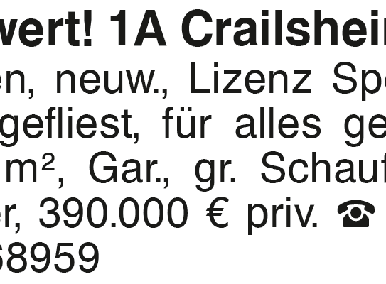 Goldwetrt 1A Crailsheim Laden