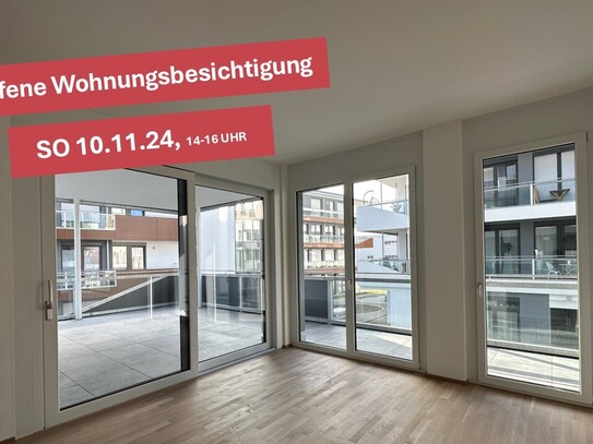 TRAUMHAFTE 3-ZIMMER NEUBAU-WOHNUNG IM 1. OG MIT SÜDAUSRICHTUNG MITTEN IN LANGENAU