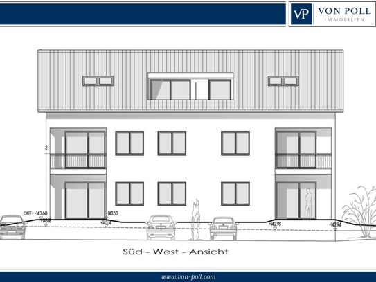 PROVISIONSFREI | Neubau Dachgeschosswohnung | KfW 40 QNG-Siegel | ca. 45,3 m² | Gartenanteil