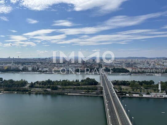 Atemberaubendes Apartment: Ausblick über Prater, Donau bis zum Stephansdom und Kahlenberg