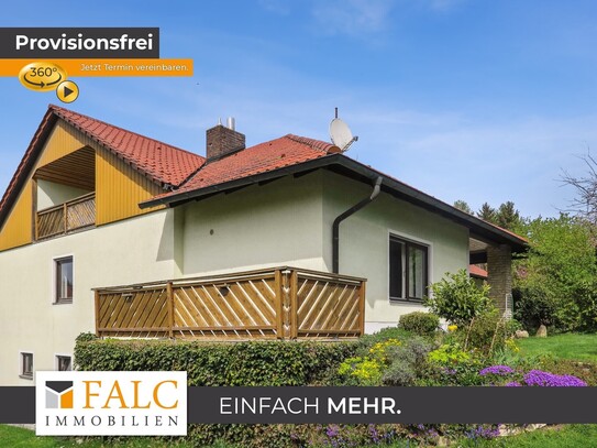 Gepflegter Bungalow mit barrierefreier ELW. Ruhige Sonnen-Lage. Wohnreserve. 93346 Ihrlerstein. Frei