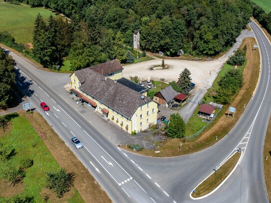 Landgasthof in Alleinlage an der B14 zu verkaufen