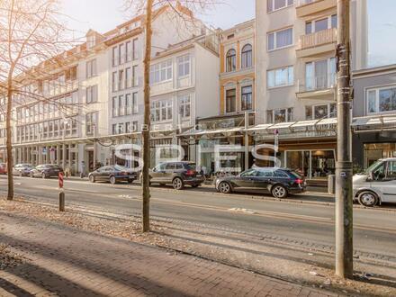 Repräsentative Bürofläche mit Blick in die Wallanlagen