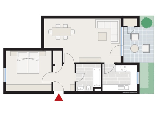 Schöne 2-Zimmer Whg. mit Balkon in Schwäbisch Gmünd Herlikofen