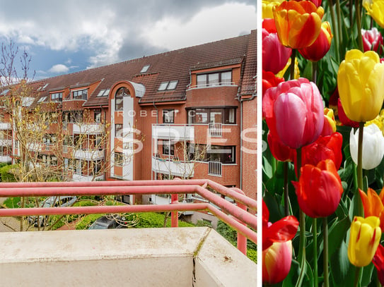 Helle 2-Zimmer Wohnung mit zwei Balkonen und Stellplatz im beliebten Findorff