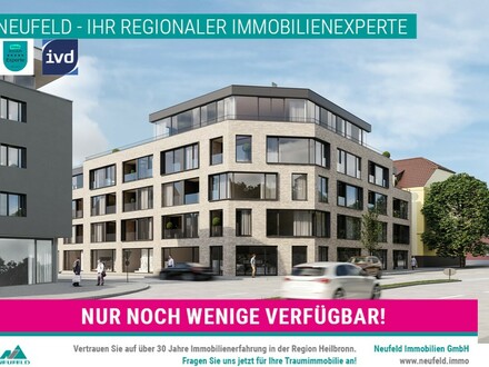 *ERSTBEZUG* Eindrucksvolle 1-Zimmer Wohnung mit Loggia im Heilbronner Zentrum zu vermieten!