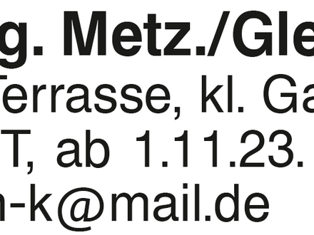 2-Zi.-Whg. in Metz./Glems
