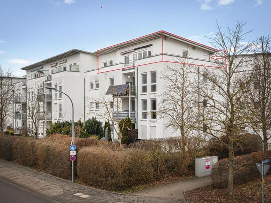 2-Zimmer-Dachgeschosswohnung mit Dachterrasse und Weitblick in Ehingen