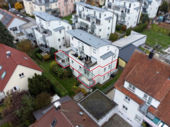 Ansprechende 4 Zimmer Wohnung mit 2 Balkonen in zentrumsnaher Lage in Ravensburg