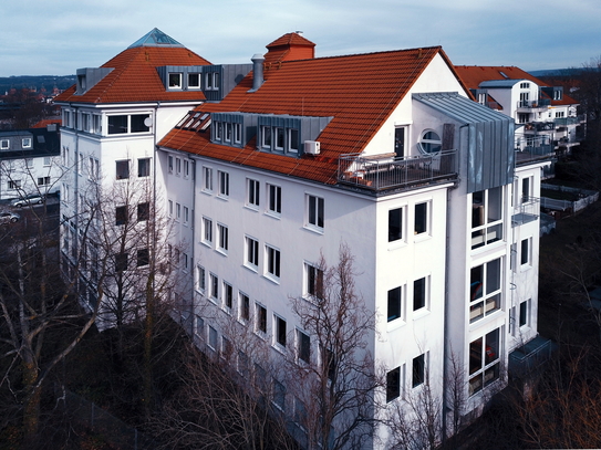 Bürofläche Nr. 04 mit 33 m² - zzgl. Spitzboden, Aufzug, Dachterrasse, Tiefgaragenpl., Glasfaser