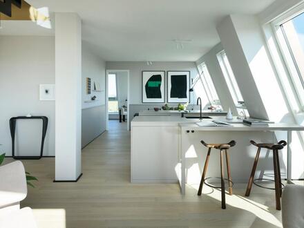 Kuratiertes Designerstück: Möbliertes Rooftop Flat in Van B