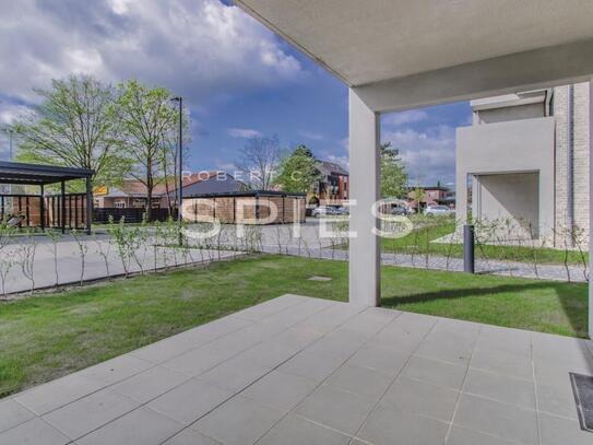 Neubau / Erstbezug: Moderne 3-Zimmer-Wohnung mit Gartenanteil und Terrasse