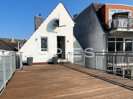 Moderne Wohnung mit großzügiger Dachterrasse inmitten der Vegesacker Fußgängerzone