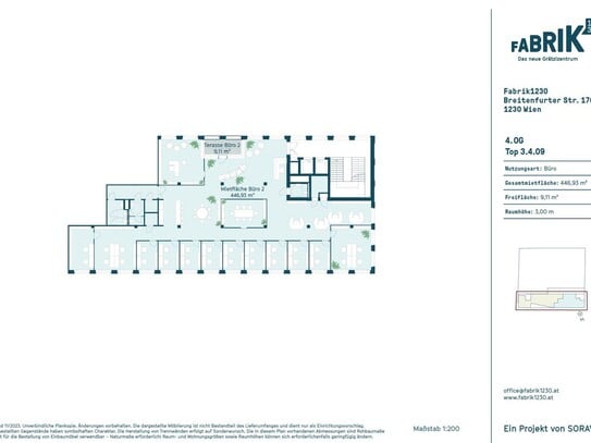 NEU: 431 m² für Visionäre - Büro mit Außenbereich