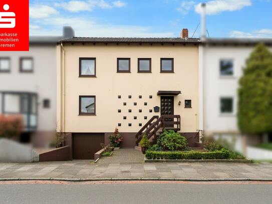 Bremen/Horn-Lehe: Familienfreundliches Reihenhaus in beliebter Lage mit Garage