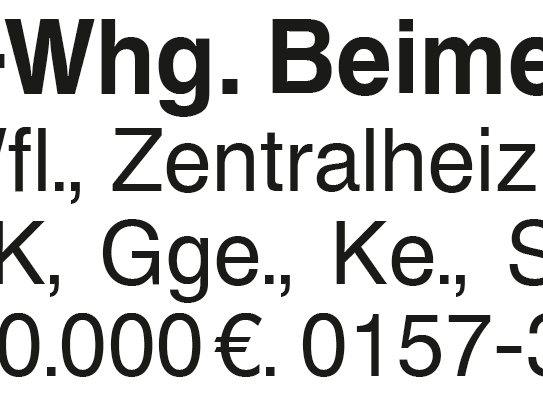 VK 3-Z- Whg. Beimerstetten