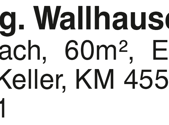 3-Zi.-Whg. Wallhausen