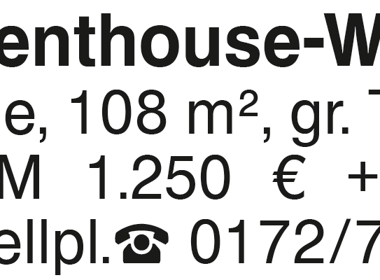 3,5 Zi.-Penthouse-Wohnung