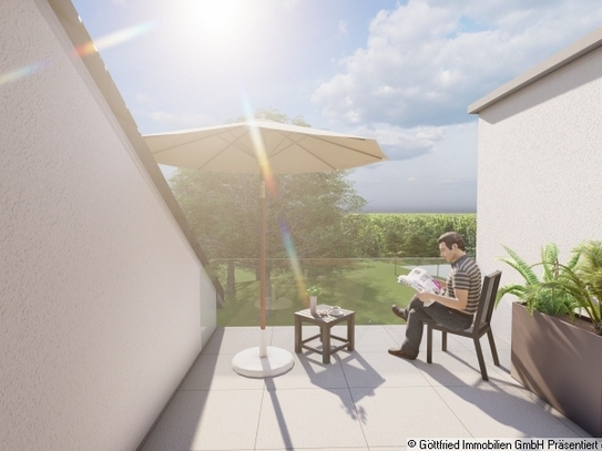 +++Verkaufsstart Neubau Lupinenweg+++ Tolle Dachgeschosswohnung mit Terrasse am Pfuhler Kapellenberg