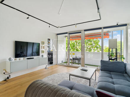 München NEUFREIMANN - Vollständig sanierte 3 Zimmer-Wohnung mit West-Loggia!