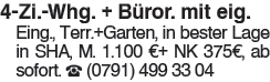 4-Zi.Whg.+Büror.