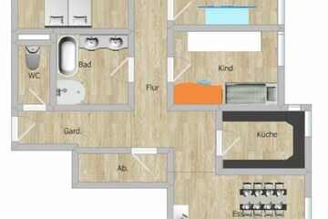 Familien aufgepasst !!! ~ 4,5-Zimmer-Etagenwohnung mit Weitblick in ruhiger Wohnlage ~