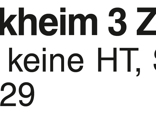 Untermünkheim, 3 Zi-DG-Whg.