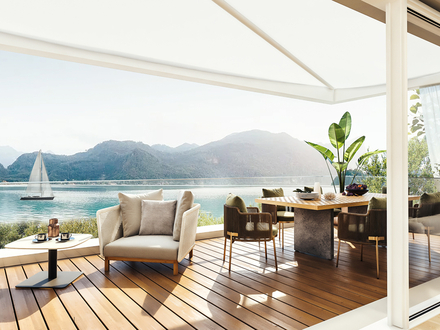 Platz an der Sonne am Mondsee! Privilegiertes Seeleben mit privatem Badeplatz