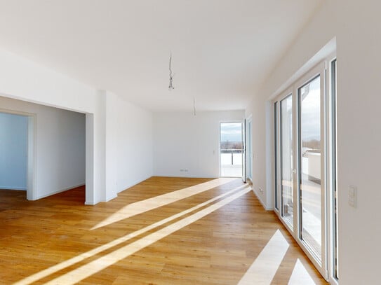 Exklusive Penthouse-Wohnung mit weitläufiger Terrasse & hochwertiger Ausstattung – Erstbezug!