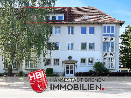 Schwachhausen / Modernisierte 2-Zimmer-Wohnung mit Spitzboden
