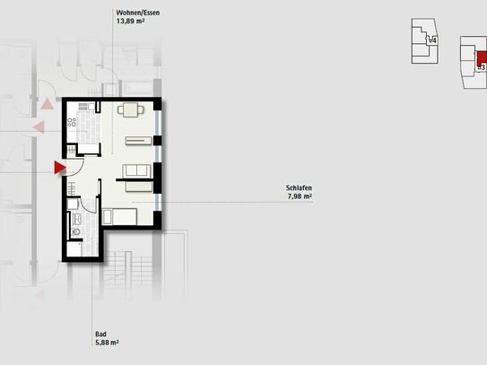 1-Zimmerwohnung in Neckarsulm / Neubau im Stadtpark