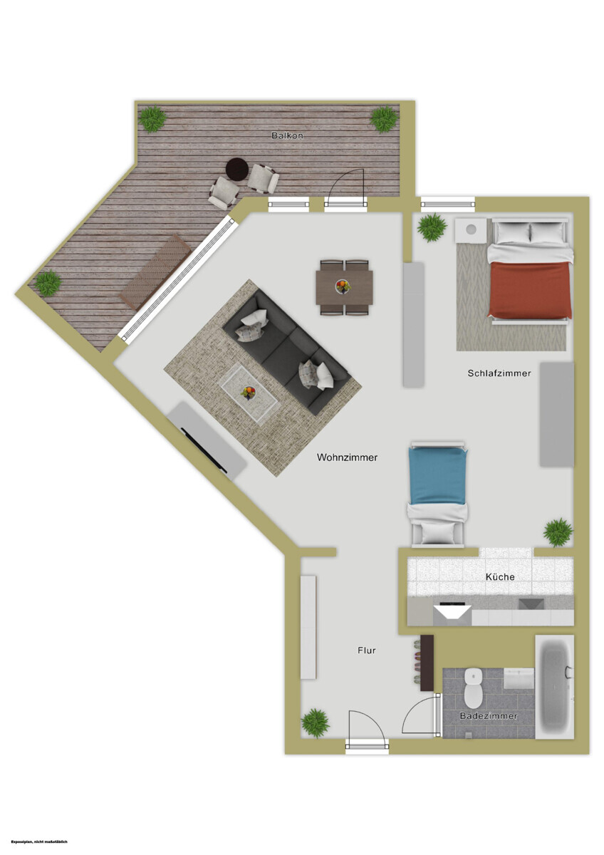 360° | Vermietete 1-Zimmer Wohnung mit Münsterblick in Ulm-Ost! – 89073 Ulm, 89073 Ulm – Vorschaubild 14