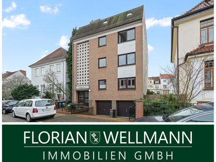 Bremen - Wachmannquartier | Äußerst geräumige 3-Zimmer-Hochparterre-Wohnung mit großem Südwestbalkon in Toplage!